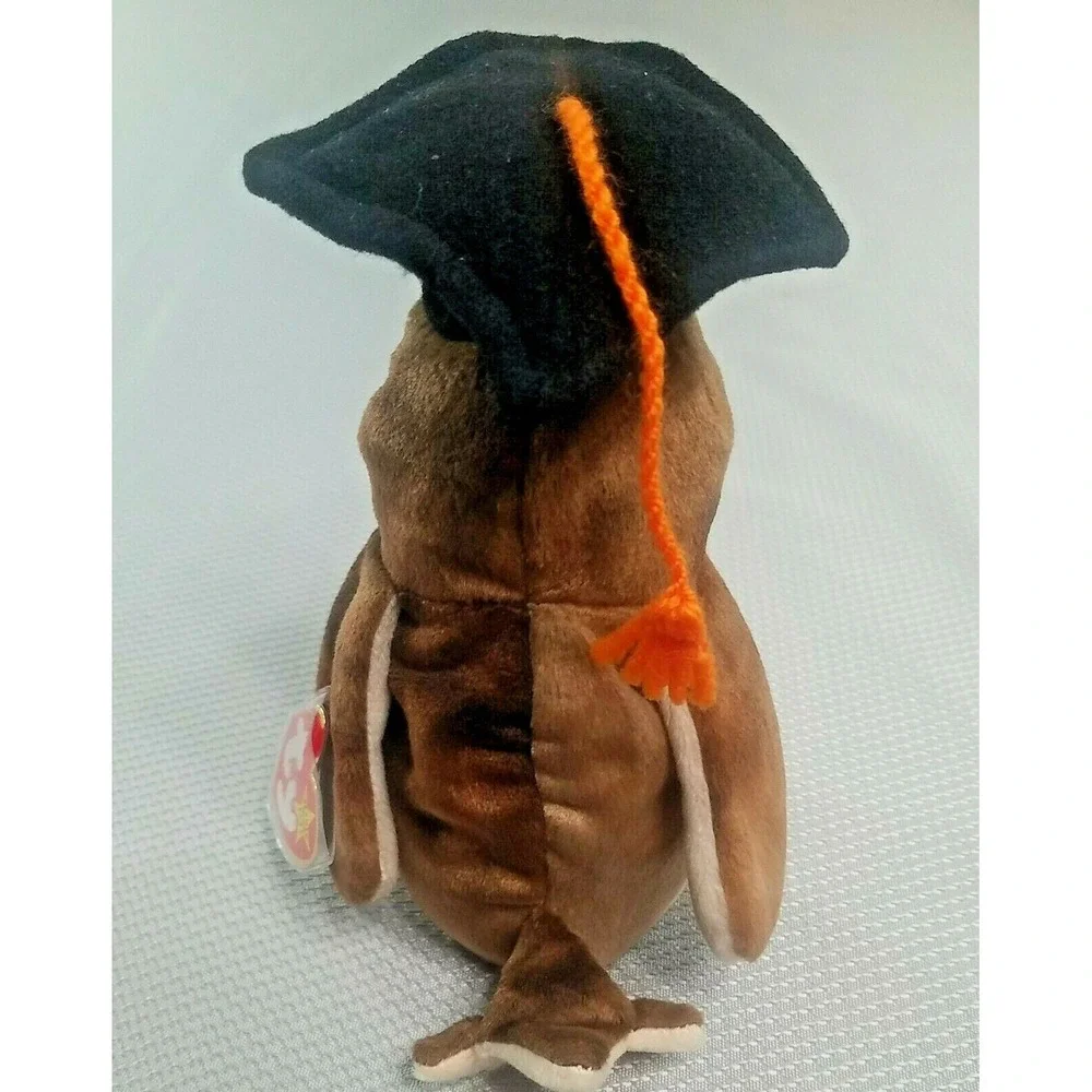 RARE VINTAGE TY Beanie Baby Wise the Owl Class of 